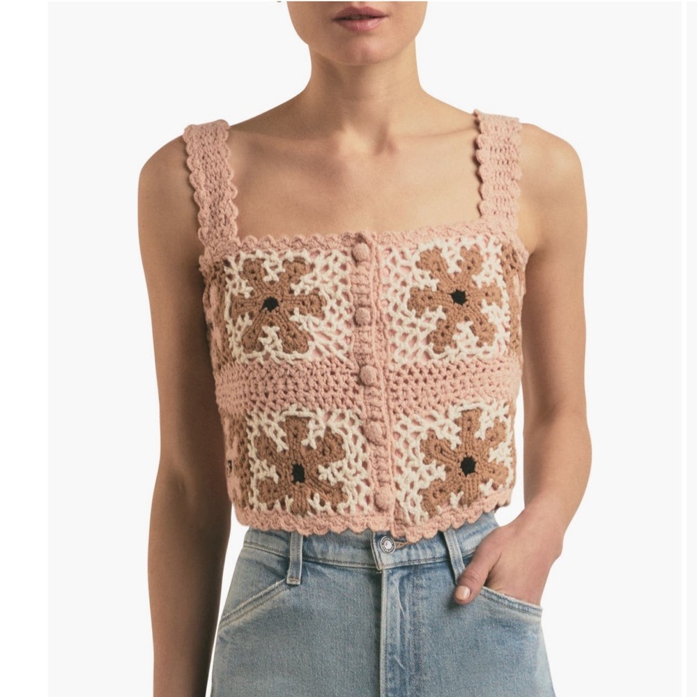 Favorite Daughter The I’m Cute Crochet Tank